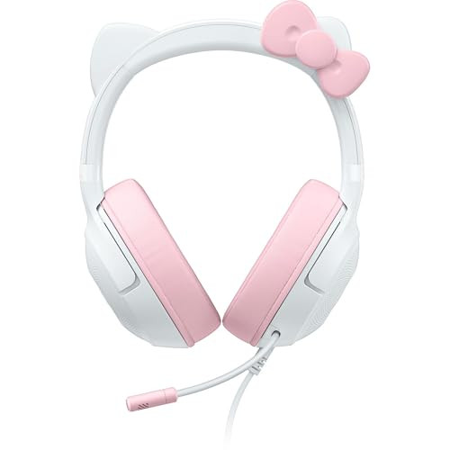 RAZER KRAKEN KITTY V2 USB WIRED HEADSET W/KITTY EARS - HELLO KITTY