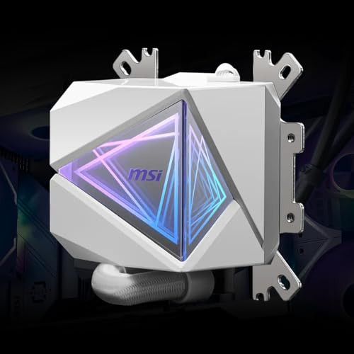 MSI MAG CORELIQUID I360 BLACK AIO ARGB CPU LIQUID COOLER INFINITY MIRROR DESIGN