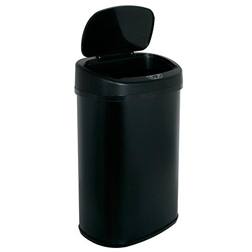 New Black 13-Gallon Touch Free Sensor Automatic Kitchen Office New