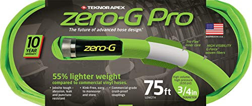 Commercial Garden Hose 3/4-In. x 75-Ft. 2 HOSES INCLUDED B07ND5QM3X - 3/4" x 75' New