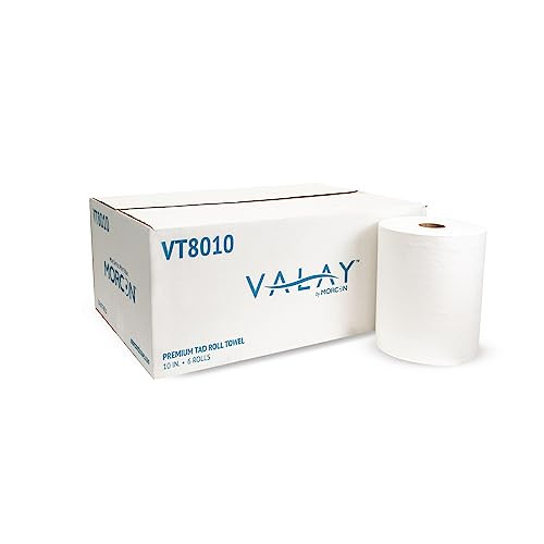 Valay by Morcon VT8010 Valay Premium TAD Hardwound Roll Towels, 6 Count New