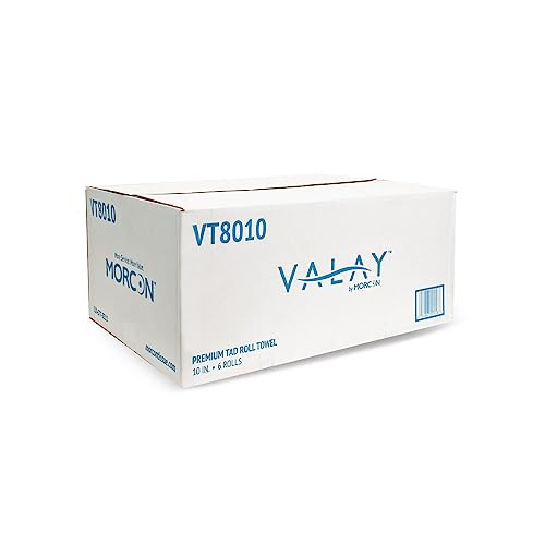Valay by Morcon VT8010 Valay Premium TAD Hardwound Roll Towels, 6 Count New