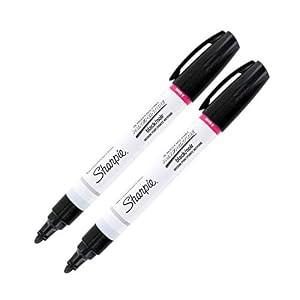 Sharpie Oil-Based Paint Marker Medium Point Black (SRP 35549) (2-Pack) New