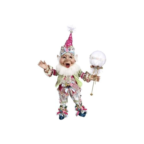 MARK ROBERTS SPRING 2024 BIRTHDAY BASH ELF FIGURINE, 18 INCHES, 51-44518, MULTI