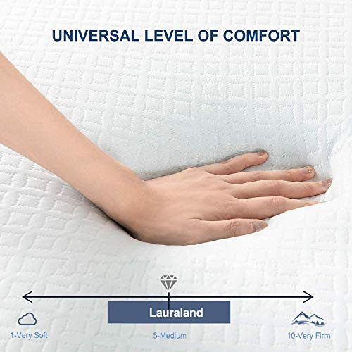 B08F9VD9K7 Mattress Topper 4" Memory Foam Bamboo Washable Cooling Cover New