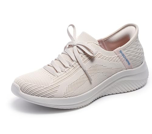 149710W Skechers Women Slip-Ins Ultra Flex 3.0 Brilliant Path Natural 7.5W New