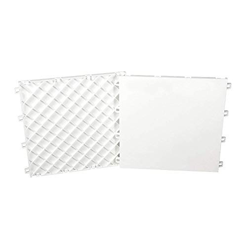 Sweet Hockey Hockey Dryland Slick Tiles, 20 tiles 20 sq. Ft - White New