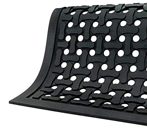 M+A Matting Comfort Flow |Commercial-Grade Drainable Mat Wet Areas 4' x 6' New