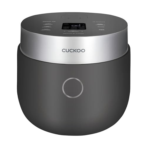 CUCKOO INDUCTION HEATING RICE COOKER, 16-CUP COOKED - GRAY