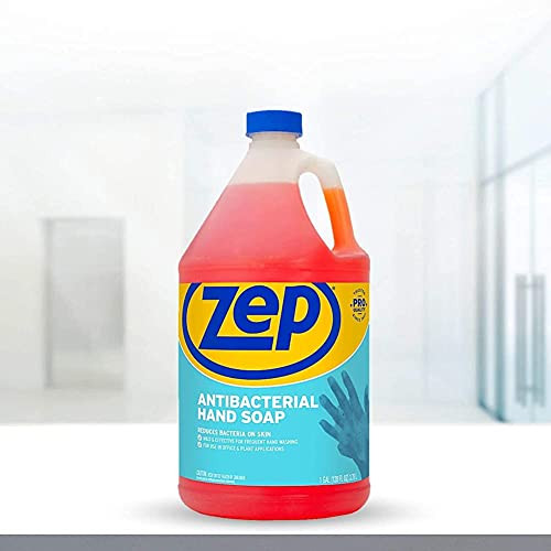 Zep Industrial Antibacterial 1 Gallon Hand Soap R46124 Mild - 4 Pack