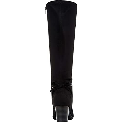 B08KHNSK4N Charter Club Womens Jaccque Tall Mid-Calf Boots Black Size 8.5 New