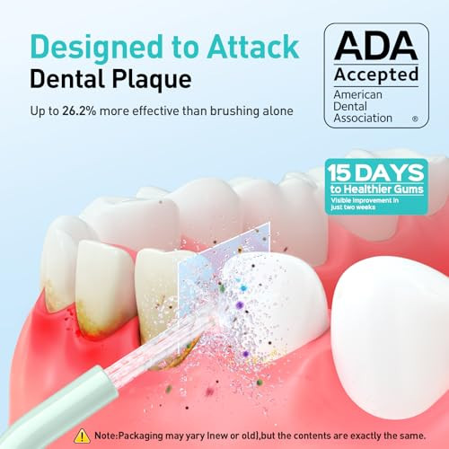 COSLUS ADA ACCEPTED C20 WATER DENTAL FLOSSER PICK PROFESSIONAL SET GREEN New