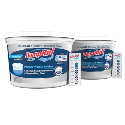 DampRid Hi-Capacity Fragrance Free Absorber 2 lb. 15.5 oz. 2 Pack New
