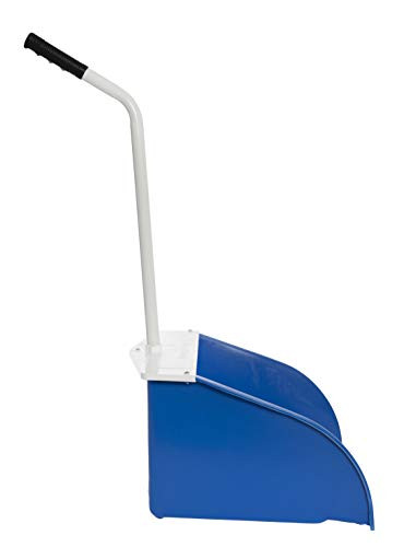McLane Stand-Up Dust Pan Indoor Outdoor Wide Mouth Dust Pan (DP5) - Black