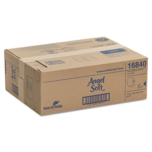 Angel Soft Standard Toilet Paper, 2-Ply, 450 Sheets/Roll, 40 Rolls/Carton New