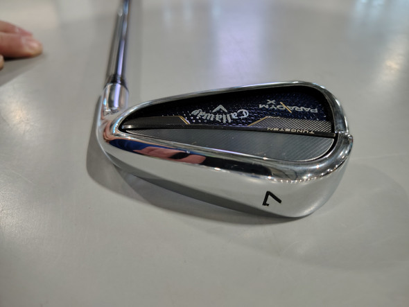 CALLAWAY PARADYM X TUNGSTEN FORGED 455 7 IRON RIGHT HANDED 65G 5.5 FLEX