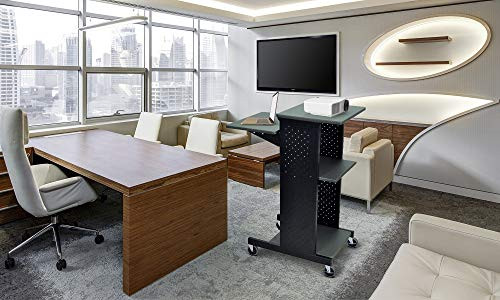 Luxor PS4000 40" Mobile Presenters Station with Four Rolling Casters - NEW New