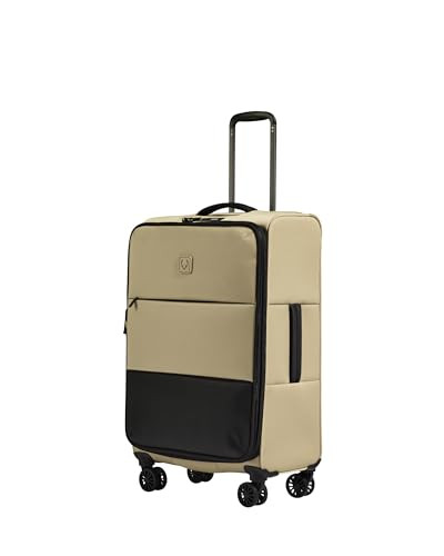 ANTLER SOFT STRIPE MEDIUM CHECKED LUGGAGE 27.2" 74-88 SAND YELLOW - SIZE M New