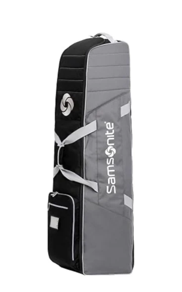 SAMSONITE SOFT-SIDED GOLF TRAVEL BAG HEAVY-DUTY 600D POLYESTER - BLACK/GRAY