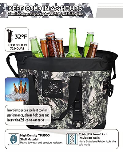 WINNINGO 30 Can Soft Cooler Bag Wristlet 30 Camo New