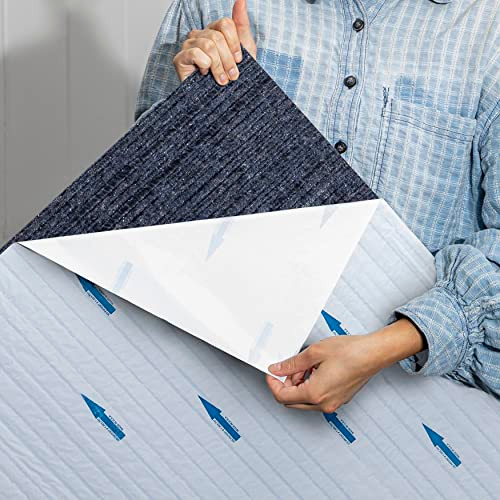 Mohawk Home 24"x24" Indoor/Outdoor 0.25" Pile Height Carpet Blue (15 Tiles/Box) New