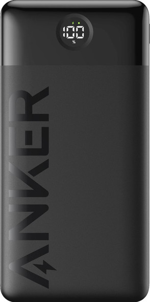 ANKER - POWER BANK (20,000MAH, 15W, 2-PORT) - BLACK