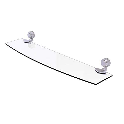 Allied Brass 433D/24-SCH Venus Collection 24 Inch Glass Shelf Dotted Accents New