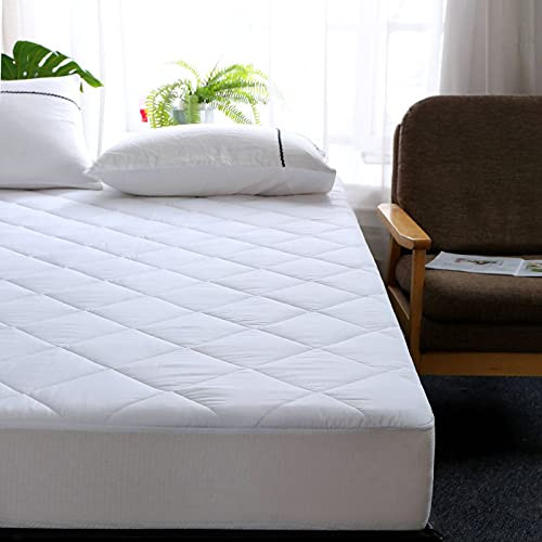 Twin Machine Washable Stain Resistant Waterproof Mattress Pad New