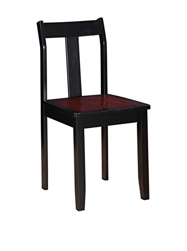 B00N6EY24W Linon Home Decor Camden Chair, Black Cherry New