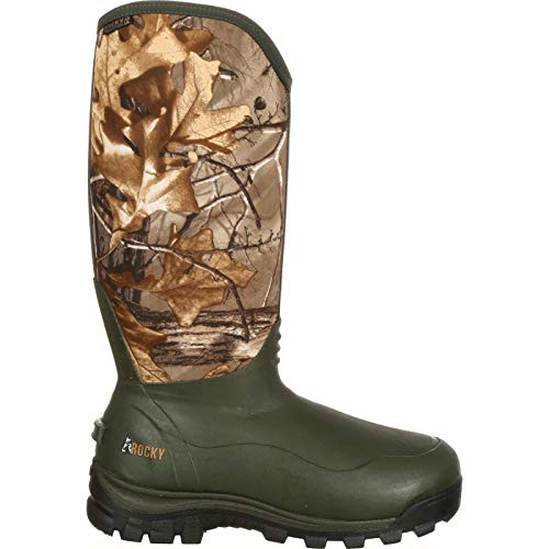 Rocky Core Neoprene Waterproof 1000G Insulated Outdoor Boot, Realtree Xtra 10M New