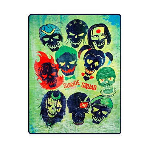 JPI Twin Blanket, 60'' x 80'', B016NF3C8M - Suicide Squad - Green New