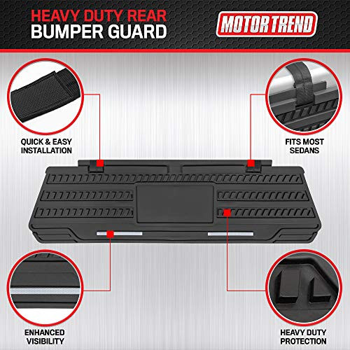 Motor Trend Universal Bumper Guard Cars Heavy-Duty Rear Car Bumper Protector New