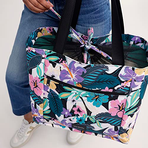 Vera Bradley Women's Ripstop Drawstring Family Tote Bag Bohemian Stripe One Size New
