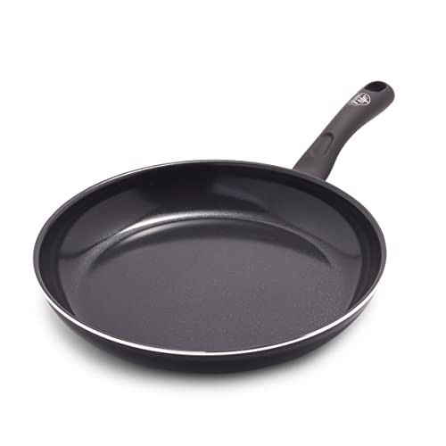 GreenLife Soft Grip Diamond Healthy Ceramic Nonstick 12" Frying Pan Skillet New