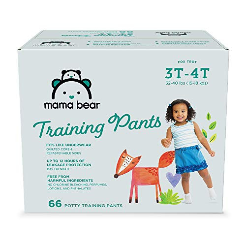 Amazon Brand Mama Bear Training Pants Girls 3T-4T 66 Count Multicolor New