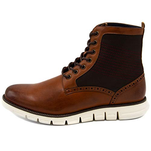 Nautica Mens Lace Up Boot - Chukka Derby Boots for Men - Palmetto Mid-Tan-11 New