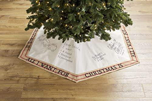 Mud Pie Memory Making Christmas Tree Skirt New