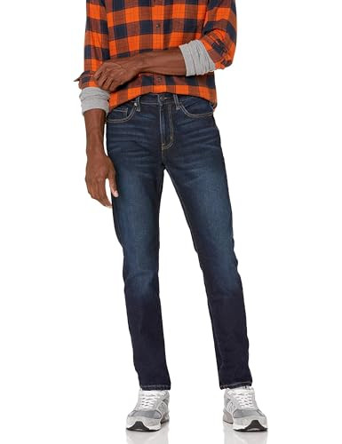AMAZON ESSENTIALS MEN'S SLIM-FIT JEANS DISCONTINUED COLORS INDIGO WASH 34x34L New
