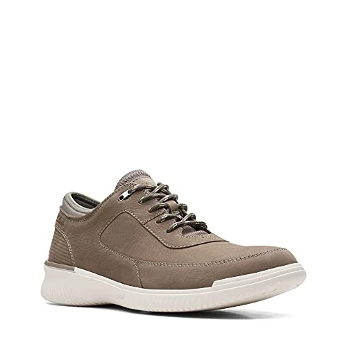 Clarks Men's Donaway Lace Oxford, Stone Nubuck, Size 10 New