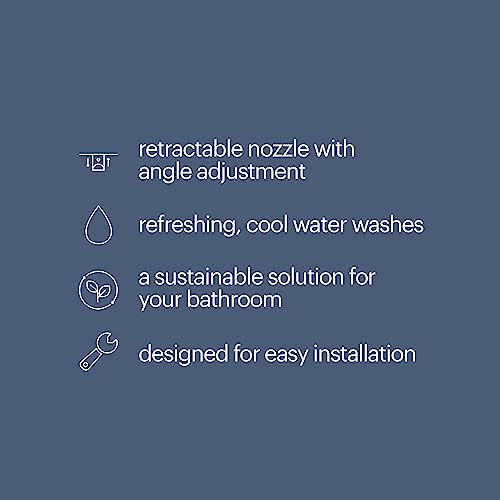 BRONDELL FRESH SPA ADJUSTABLE BIDET ATTACHMENT FSA-15 TOILET SEATS - WHITE