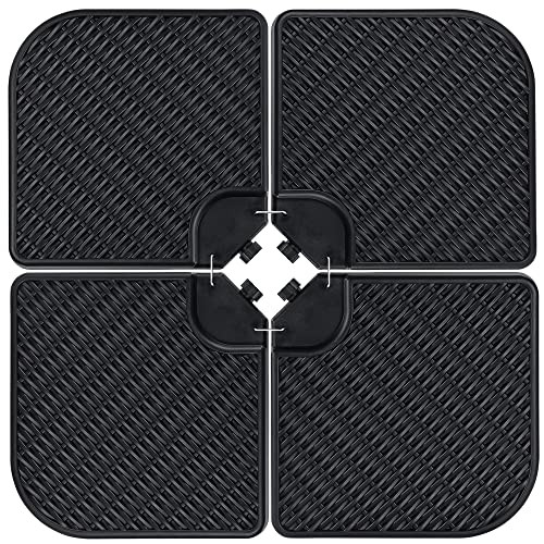 Best Choice Products 4-Piece 174lb Capacity Faux Wicker Cantilever Offset New