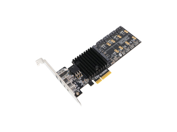 IO Crest SY-PEX50133 SouthBridge Max PCIe 4.0 x4 Multi-Function Expansion Card -