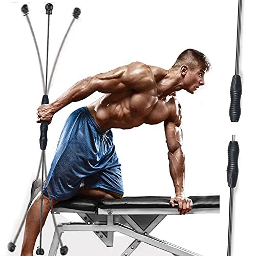 Shoulder Tube Exercise Bar Fitness Training Springback Bars B096V8WZKD - Yellow New