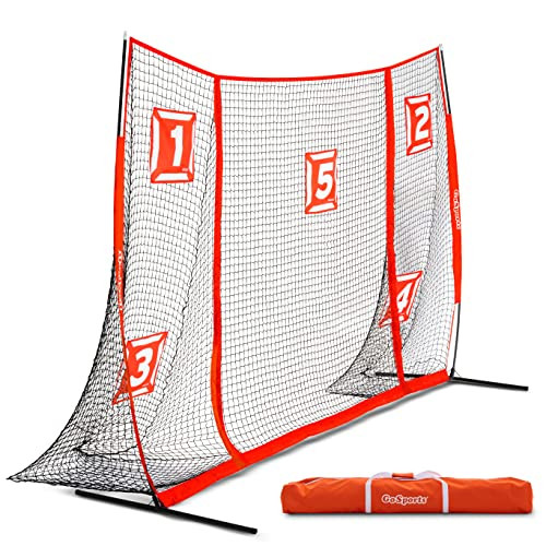 GOSPORTS STRIKENET SOCCER TRAINING GOAL 12X8 SHOOTING NET - ORANGE