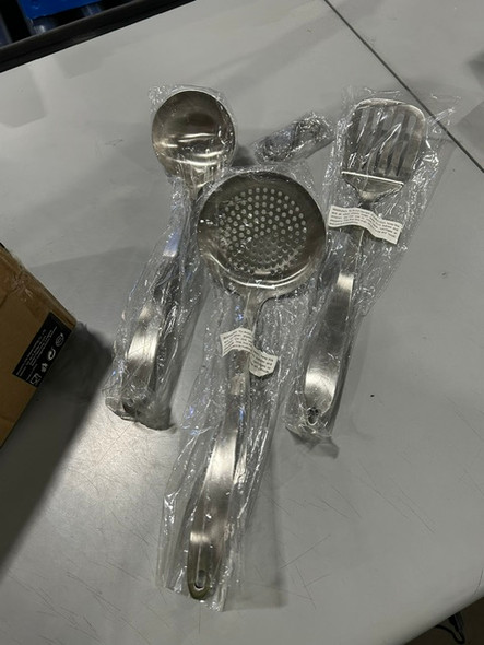 SHENZHEN 3 PIECE COOKING UTENSIL SET - STAINLESS STEEL