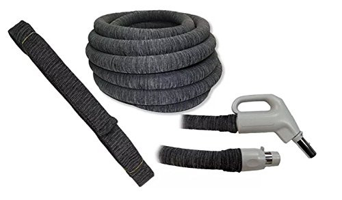 Soc It Central Vacuum 30' Knitted Hose Cover with Installation Tube New