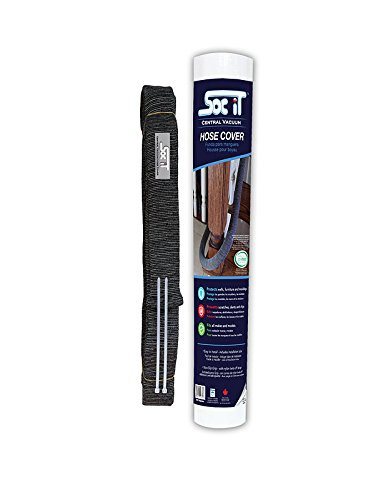 Soc It Central Vacuum 30' Knitted Hose Cover with Installation Tube New