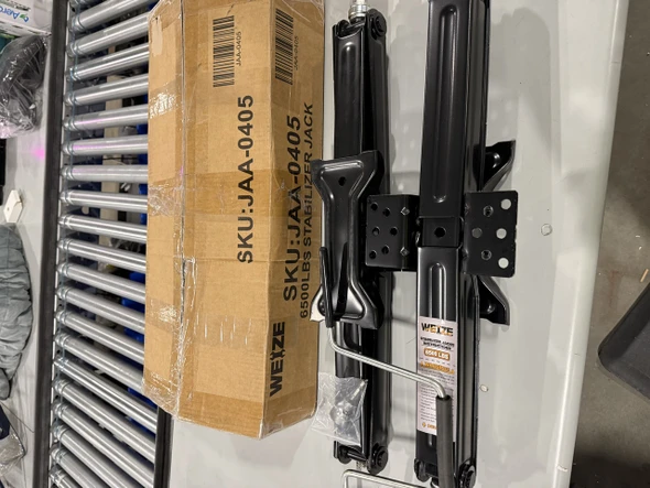 WEIZE STABILIZER (2 PACK) JACKS 6500 LBS - BLACK New
