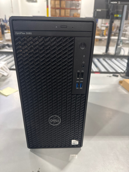 For Parts: DELL OPTIPLEX 3080 DESKTOP I5-10500T 32GB 2TB SSD OPT-3080-6529924-BLK NO POWER