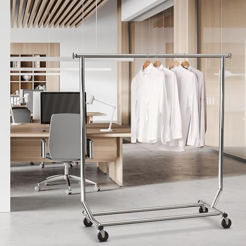 Simple Houseware Supreme Commercial Grade Clothing Garment Rack Chrome New
